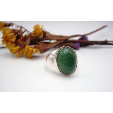 Bague Homme en Aventurine T58