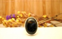 Bague argent avec Pietersite T56