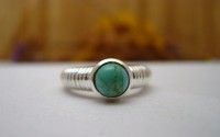 Bague argent et Turquoise T 49