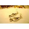 Boucles d'oreilles argent et Pierre de lune