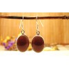 Boucles d'oreilles argent et Agate