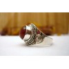 Bague argent et Cornaline T 56