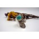 Bague argent et Turquoise T59