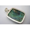 Pendentif argent et Azurite.