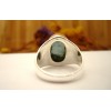 Bague homme en argent et Larimar T 60