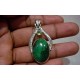 Pendentif argent et Chrysocolle.