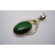 Pendentif argent et Chrysocolle.