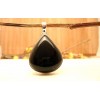 Pendentif en argent et Onyx noire 