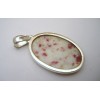 Pendentif argent et Cinnabar.