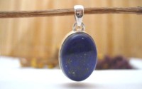 Pendentif argent et Lapis lazuli.