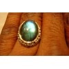 Bague en argent et Labradorite T54