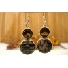 Boucles d'oreille argent pierre Agate.