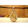 Pendentif en argent et Quartz routile