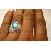 Bague argent et Labradorite T 56