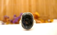 Bague argent et Pietersite T 55.5
