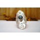 Bague argent et Labradorite T 57