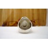 Bague argent et Pierre de lune T 50