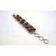 Bracelet en argent et Tourmaline multicolor.