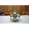 Bague en argent et Lemon quartz T55