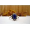 Bague argent et lapis lazuli T 52