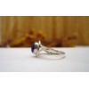 Bague argent et lapis lazuli T 52