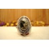 Bague en argent et Dendrite opale T57