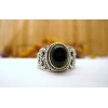 Bague en argent et Onyx noire T 54