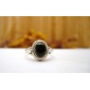 Bague en argent et Onyx noire T 52