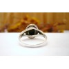 Bague en argent et Onyx noire T 52