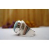 Bague en argent et Larimar T 49