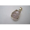 Pendentif en argent et kunzite.