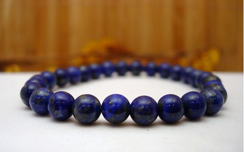 Bracelet en Lapis lazuli. Bracelet en Lapis lazuli.