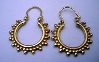 Boucles d'oreile en Laiton.