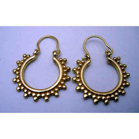 Boucles d'oreile en Laiton.