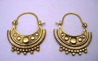 Boucles d'oreile en Laiton.