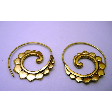 Boucles d'oreile en Laiton.