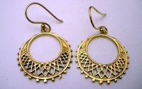 Boucles d'oreille en Laiton.