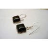 Boucles d'oreilles Onyx noire