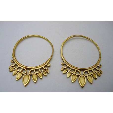 Boucles d'oreile en Laiton.