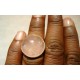 Bague en argent et Quartz rose T 52