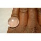 Bague en argent et Quartz rose T 52