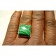 Bague en argent et Malachite T 54