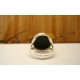 Bague en argent et Onyx noire T 53