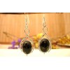 Boucles d'oreilles argent et Fossile