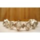 Bracelet en argent et Diamant d'herkimer.