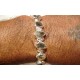 Bracelet en argent et Diamant d'herkimer.