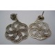 Boucle d'oreilles en argent Massif.