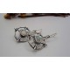 Boucles d'oreille en argent et Opale.