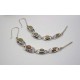 Boucles d'oreille en argent et Opale.