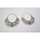 Boucles d'oreille en argent et Opale.